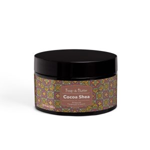 Cocoa Shea - Raw African Cocoa Butter and Shea Butter, Handmade in Ghana, Great for All Skin Types, Unrefined, 8.8 Oz/250 g